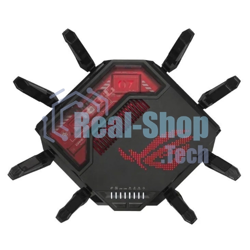 Маршрутизатор ASUS GT-BE19000, черный/красный, 90IG0850-MO9A0V