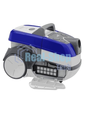 Пылесос Zelmer ZVC9140D W&D AquaLeon Pro синий/белый, 360/2100 Вт, уборка влажная/сбор жидкости/сухая, пылесборник контейнер 3.5 л