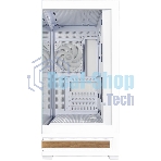 Компьютерный корпус ZALMAN P40 NAMU, ATX, белый, WINDOW, WOODEN ELEMENTS, 2xCombo(2.5” or 3.5”), 1xUSB TYPE-C, 2xUSB 3.0, SIDE 3x120мм ARGB, REAR 1x120мм ARGB