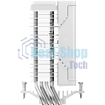 Кулер для процессора Ocypus Delta A40 SE WH ARGB, 120мм ARGB FAN, Top ARGB Panel, 4 HEAT PIPES, 4-PIN PWM, 800-1800 RPM, 31DBA, HYDRO BEARING, LGA115X/1200/1700/18XX, AM4/AM5