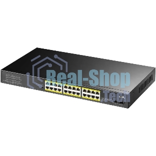 Коммутатор Cudy GS1028PS2, 24×1 Гбит/с, 2×1 Гбит/с SFP