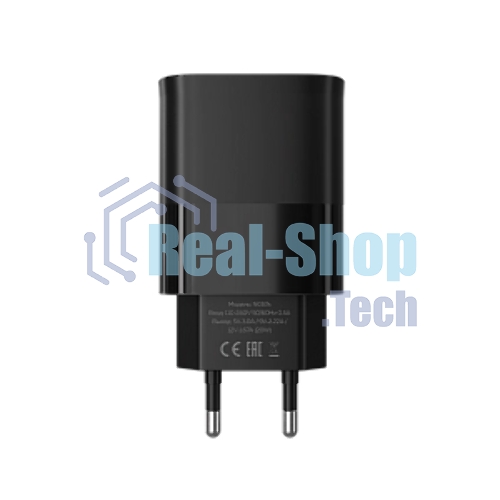 Сетевое зарядное устройство MORE CHOICE (4620202553492) NC67a СЗУ 1Type-C 3.0A PD 20W, черный