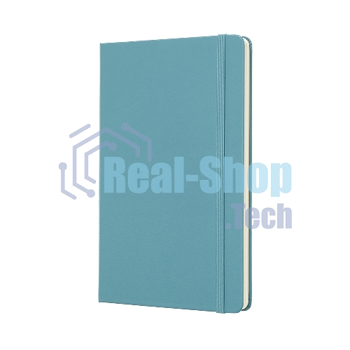 Блокнот Moleskine CLASSIC QP062B35 Large 130х210 мм, 240 страниц, нелинованный, твердая обложка, голубой