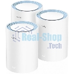 Бесшовный Mesh роутер Cudy M1200(3-Pack) AC1200 10/100BASE-TX белый (упак.:3шт)