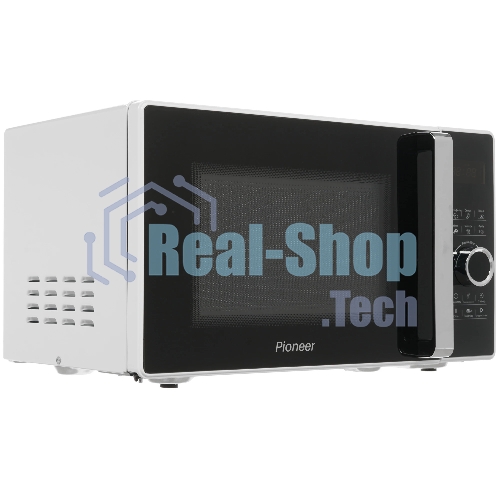 Микроволновая печь Pioneer MW356S белый, 23 л, 800 Вт, переключатели - сенсор, поворотный механизм