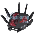 Маршрутизатор ASUS GT-BE19000, черный/красный, 90IG0850-MO9A0V