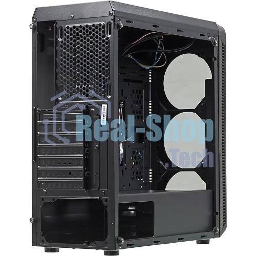 Компьютерный корпус Accord JP-X черный без БП ATX 2xUSB 2.0 1xUSB 3.0 bott PSU