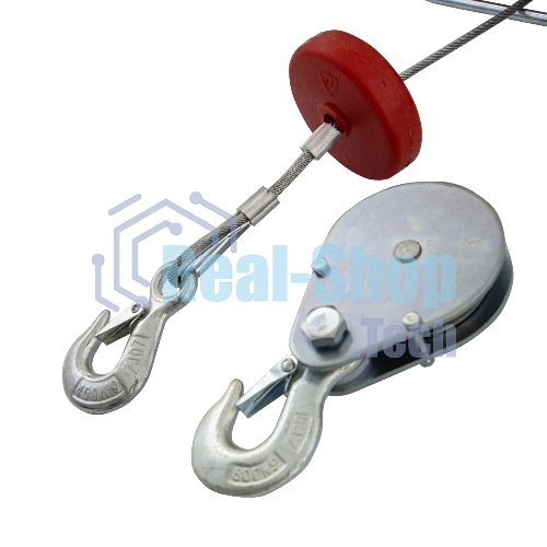 Тельфер электрический Denzel TF-800, 0,8 т, 1300 Вт, высота 12 м, 8 м/мин