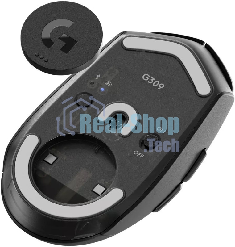 Мышь беспроводная Logitech G309 Lightspeed черный, 25600 dpi, радиоканал, Bluetooth, USB, кнопки - 6