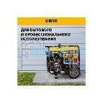 Электрогенератор бензиновый Denzel PS-120EAD-3, 12 кВт, 110 дБ, 180 кг