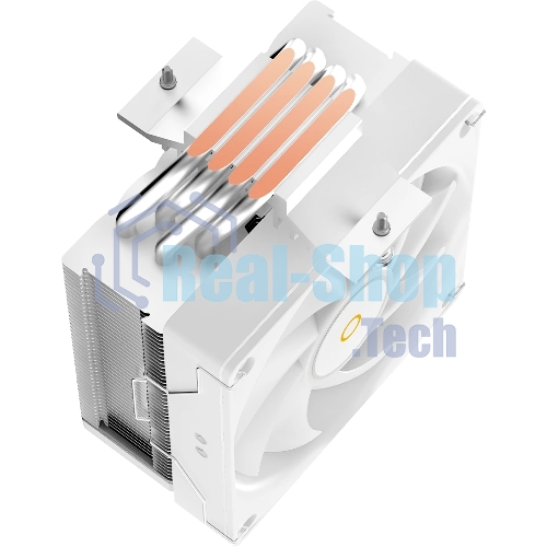 Кулер для процессора Ocypus Delta A40 SE WH ARGB, 120мм ARGB FAN, Top ARGB Panel, 4 HEAT PIPES, 4-PIN PWM, 800-1800 RPM, 31DBA, HYDRO BEARING, LGA115X/1200/1700/18XX, AM4/AM5