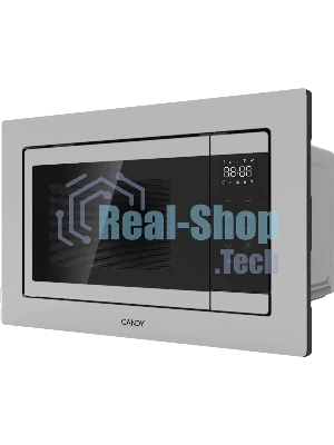 Встраиваемая микроволновая печь Candy CMXBTG218X серебристый, 21 л, 800 Вт, переключатели - сенсор