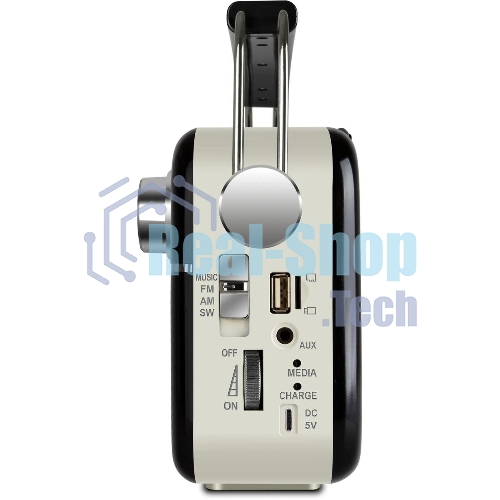 Радиоприемник SVEN SRP-505 (4 Вт, FM/AM/SW, USB, SD/microSD, Bluetooth, 1200 мАч)черный