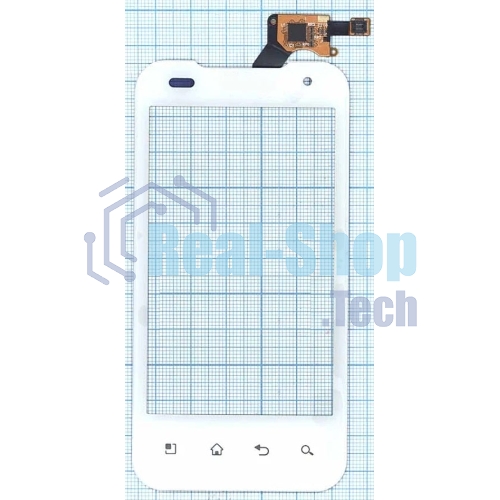 Сенсорное стекло (тачскрин) для LG P990 Optimus 2X, белое