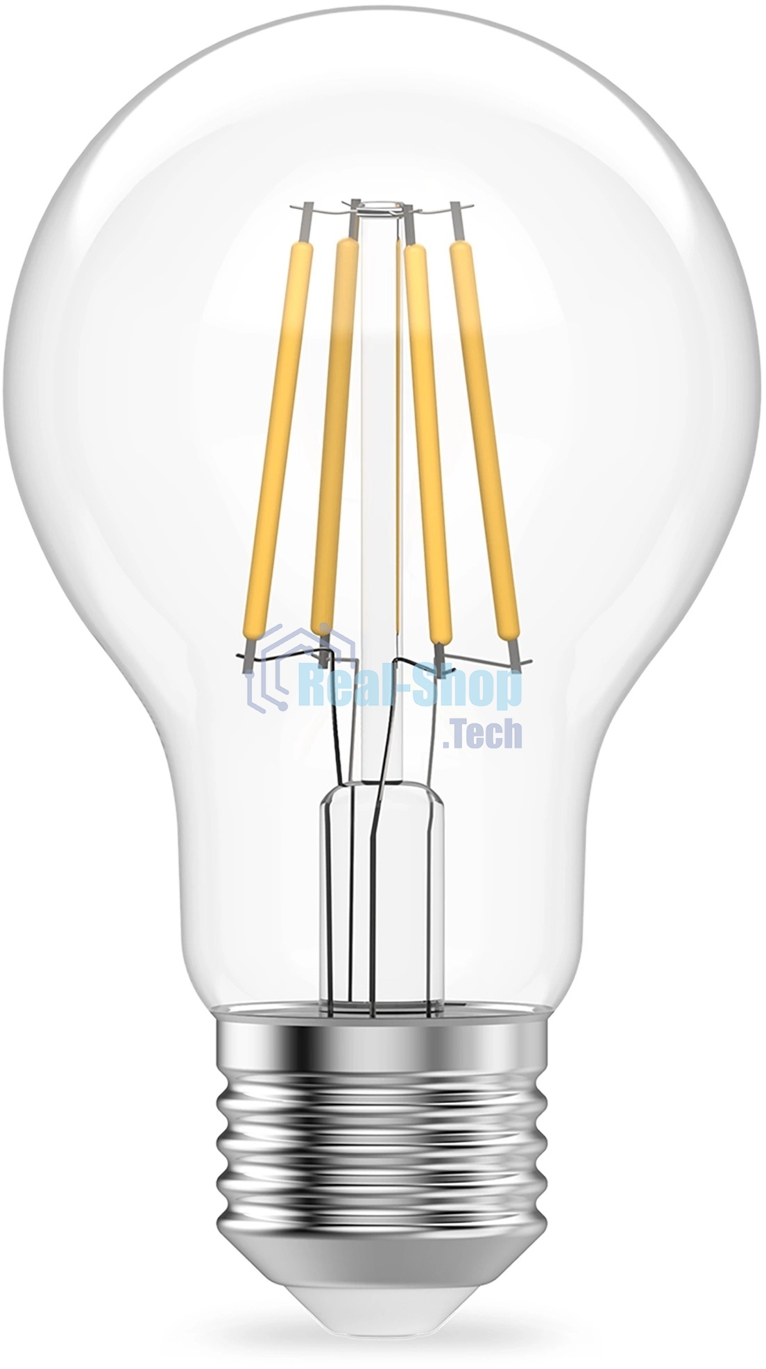 Лампа филам. Gauss Filament 9Вт цок.:E27 груша св.свеч.бел.нейт. (упак.:10шт) (22229)