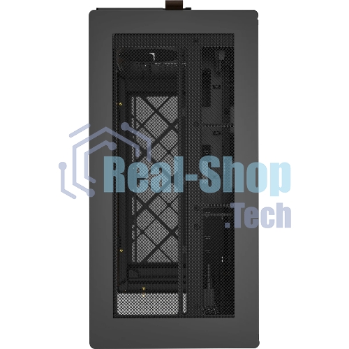 Компьютерный корпус Montech HS02 черный без БП ATX 4x140мм 2xUSB 3.0 1xUSB3.1 audio bott PSU