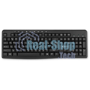 Клавиатура беспроводная Oklick K225W (1875232) USB, Радиоканал, черный