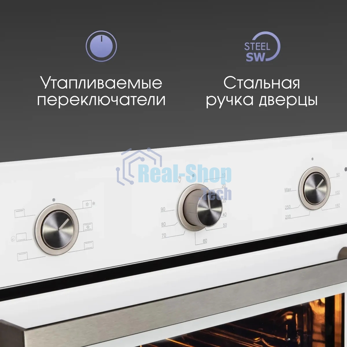 Духовой шкаф электрический Zigmund & Shtain E 151 W белый