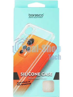 Чехол (клип-кейс) BoraSCO для Apple iPhone 15 Plus прозрачный