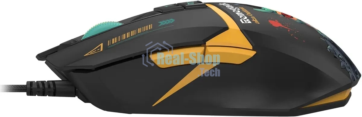 Мышь проводная A4Tech Bloody W63 Max Renegade черный, 12000 dpi, USB, кнопки - 7
