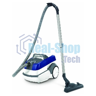 Пылесос Zelmer ZVC9140D W&D AquaLeon Pro синий/белый, 360/2100 Вт, уборка влажная/сбор жидкости/сухая, пылесборник контейнер 3.5 л