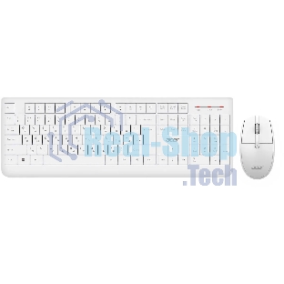 Комплект клавиатура+мышь Acer OCC401 беспроводной, USB, 1600 DPI, белый