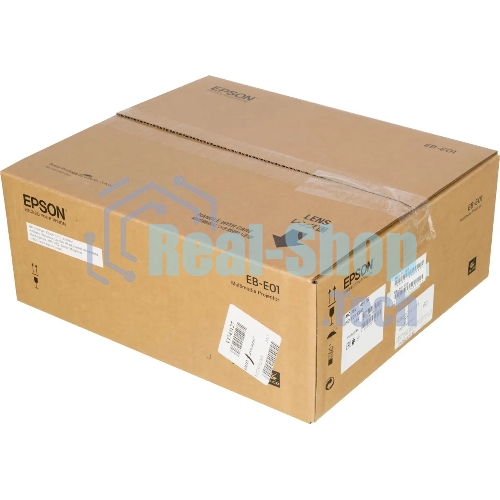 Проектор Epson EB-E01 белый (LCD, 1024 x768, 3300Lm, 15000:1, 2.4 kg) (V11H971040)