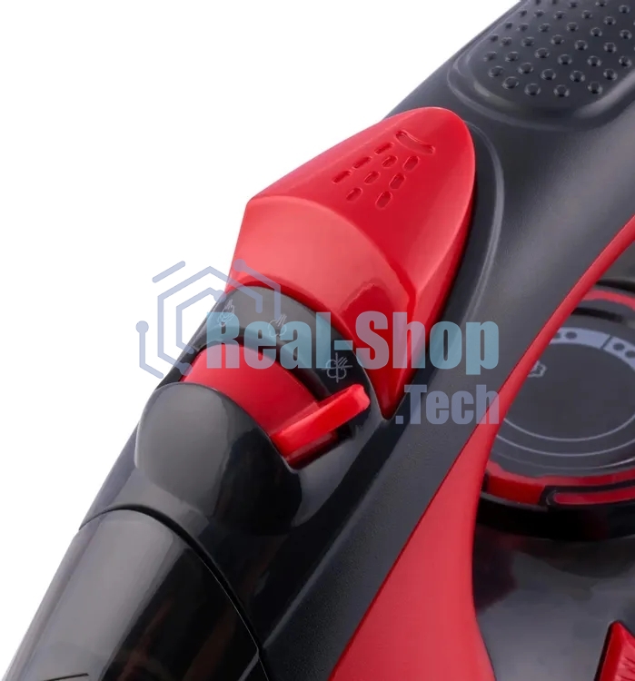 Утюг Domfy DSC-EI502 черный/красный, 2400 Вт, 160 г/мин, 400 мл