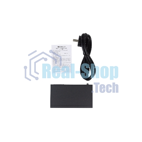 Коммутатор Unmanaged Switch 4x1000Base-T PoE, 1x1000Base-T, PoE Budget 60W, Long-range PoE up to 250m, metal case