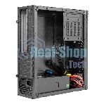Компьютерный корпус Desktop ExeGate MI-302U-350 (mATX/mini-ITX, TPS350 8см, 1хUSB+1хUSB 3.0, HD аудио, черный)