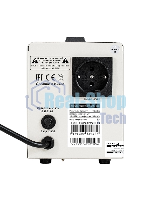 Стабилизатор напряжения ExeGate EX291729RUS Expert Turbo AST-1000 (1000ВА, вход 80-260В, двойная цифр. индикация вход/вых. напряжения, выход 220В±8%, КПД 98%, 5 уровней защиты, задержка, усиленный метал. корпус, 1*Schuko, RTL)