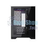 Компьютерный корпус Powercase Vision Micro, Black, Tempered Glass, 4х 120мм 5-color fan, черный, mATX (CVBM-L4)