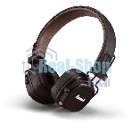 Беспроводные/проводные наушники Marshall Major V коричневый, накладные, Bluetooth + проводной, беспроводная зарядка, до 100 ч