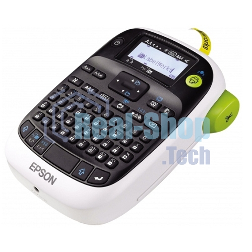 Принтер ленточный термотрансферный EPSON LabelWorks LW-400 180 dpi, 6 мм/сек, белый