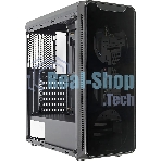 Компьютерный корпус Accord JP-X черный без БП ATX 2xUSB 2.0 1xUSB 3.0 bott PSU