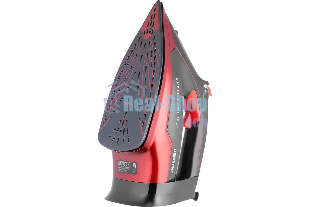 Утюг Centek CT-2359 красный/черный, 3000 Вт, 50 г/мин, 190 г/мин, 320 мл