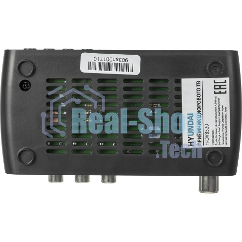 Приставка для цифрового ТВ Hyundai H-DVB520 черный, DVB-T2, DVB-T, DVB-C, HDMI, USB 2.0 х2