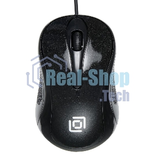 Мышь проводная Oklick 385M черный, 1000 dpi, USB, кнопки - 3