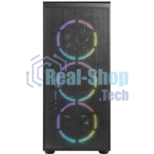 Компьютерный корпус Azza Prime 360E черный без БП ATX 5x120мм 2x140мм 2xUSB 3.0 audio bott PSU