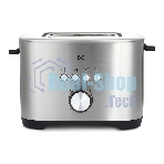 Тостер BQ T1010 чёрный/нержавеющая сталь, 800 Вт, 2 слота