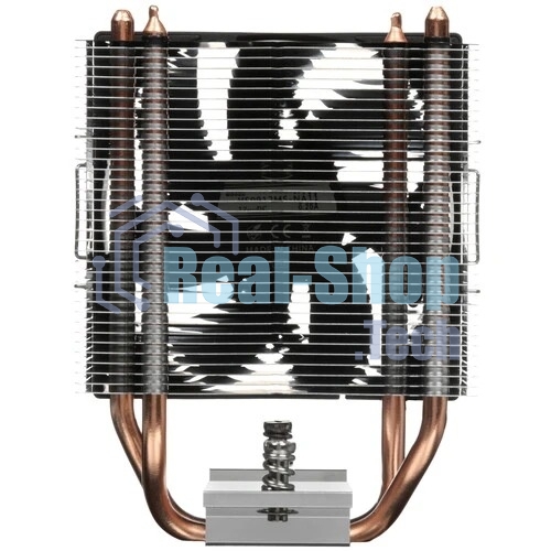 Кулер для процессора PCCooler R200 S115X/1200/1700/AM4/AM5 (TDP 110W, 90мм Non LED Fan, 2 тепловые трубки 6мм, 2200RPM, 28,3dBa)
