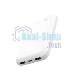 Портативный аккумулятор MORE CHOICE (4620202552907) PB25-10 белый - 10000mAh 2USB