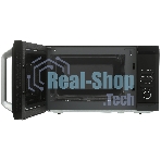 Микроволновая печь Sharp R2852RK черный/серебристый, 20 л, 800 Вт, переключатели - кнопки, поворотный механизм
