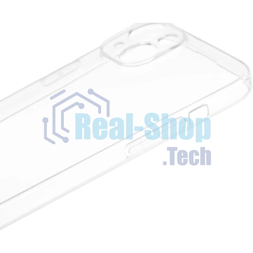 Чехол (клип-кейс) BoraSCO для Apple iPhone 15 Plus прозрачный