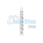 Удлинитель с сетевым фильтром Defender DFS 143, белый, 4розетки, USB+TypeC, 3 м.