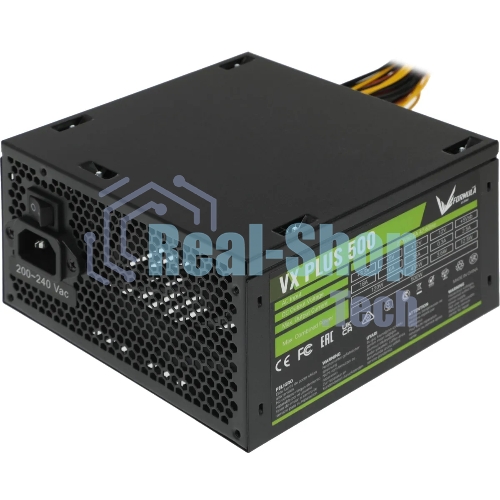 Блок питания Aerocool/Formula ATX 500W AC VX PLUS (20+4pin) 120мм fan 3xSATA RTL