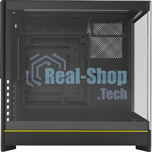 Компьютерный корпус Montech HS02 черный без БП ATX 4x140мм 2xUSB 3.0 1xUSB3.1 audio bott PSU