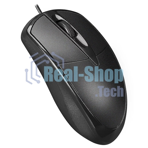 Мышь проводная PERFEO (PF_B3407) FIRST, 3 кн, DPI 1000, USB, ч ерн.