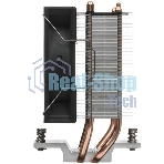 Кулер для процессора PCCooler R200 S115X/1200/1700/AM4/AM5 (TDP 110W, 90мм Non LED Fan, 2 тепловые трубки 6мм, 2200RPM, 28,3dBa)