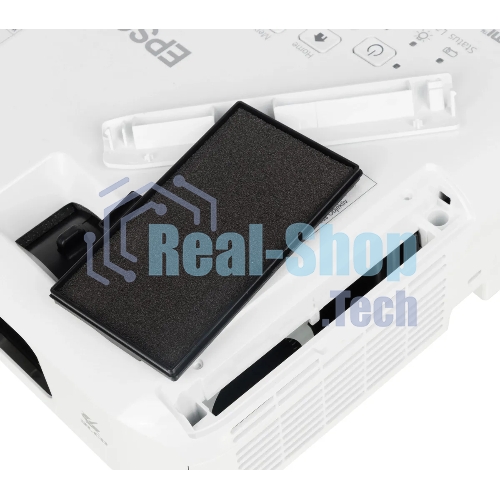 Проектор Epson EB-E01 белый (LCD, 1024 x768, 3300Lm, 15000:1, 2.4 kg) (V11H971040)